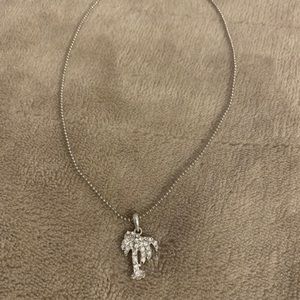 Palm tree necklace